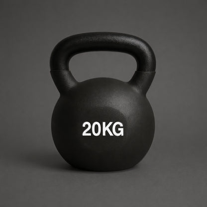 Neoprene Kettlebell 20kg – Heavy‑Duty Cast Iron Weight for Home Gym Strength & Conditioning