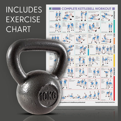 Cast Iron Kettlebell - 10kgs