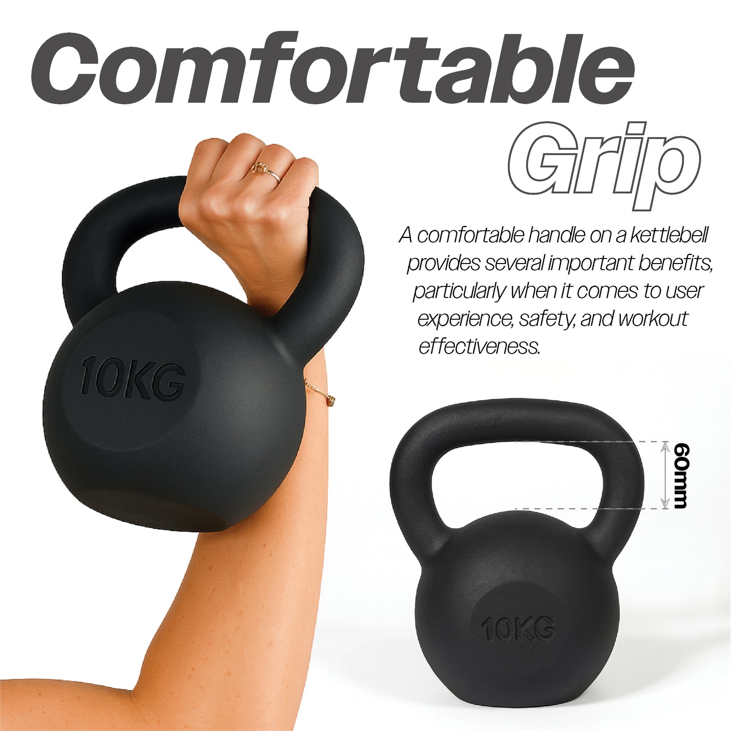 Cast Iron Kettlebell - 10kgs