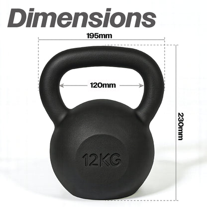 Cast Iron Kettlebell - 12kgs