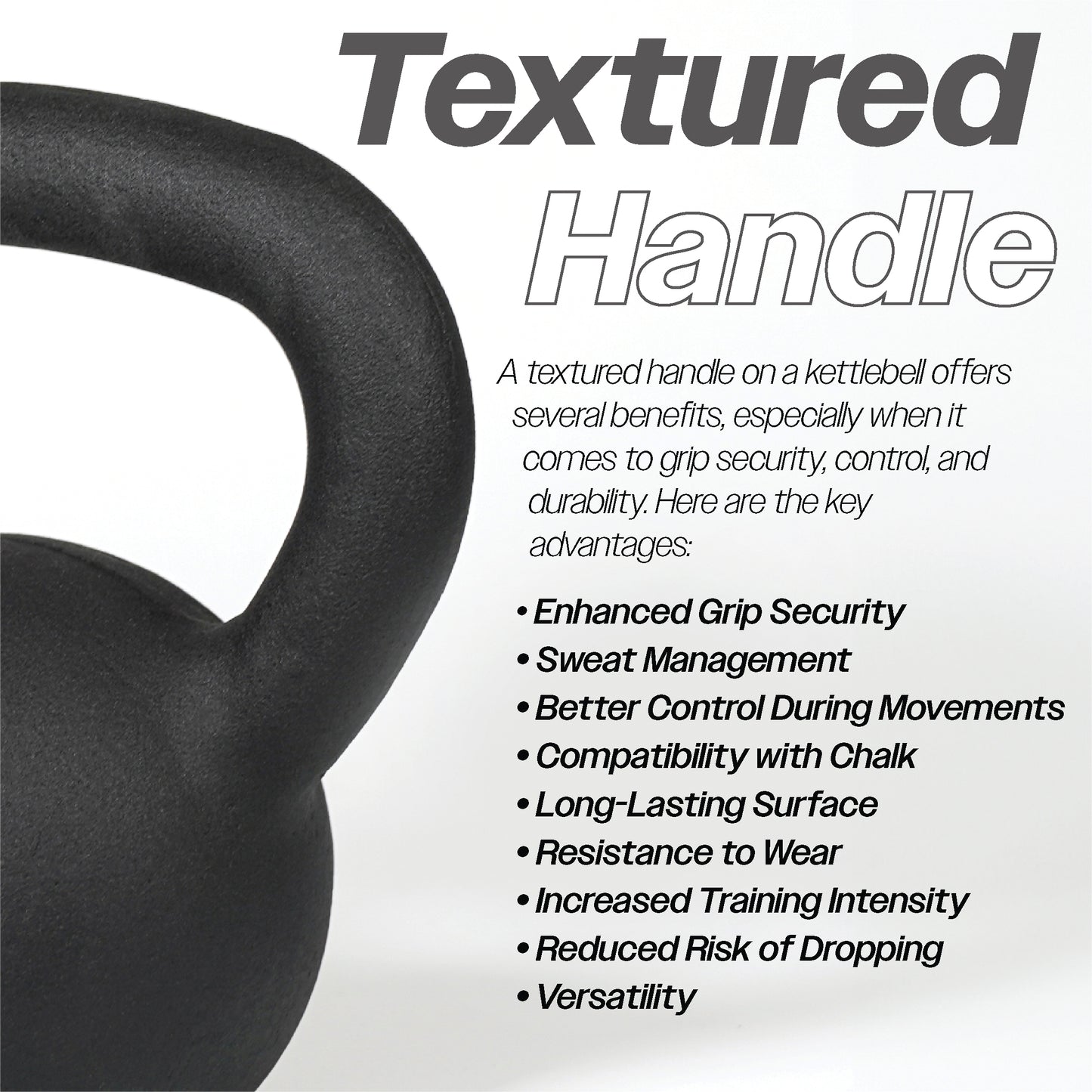 Cast Iron Kettlebell - 12kgs