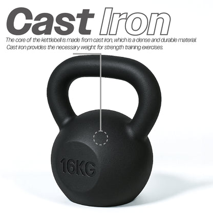 Cast Iron Kettlebell - 16kgs