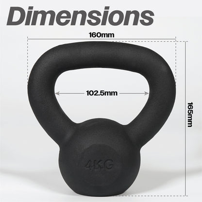 Cast Iron Kettlebell (4kg)