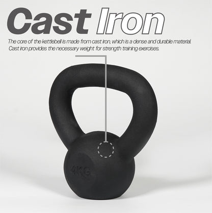 Cast Iron Kettlebell (4kg)