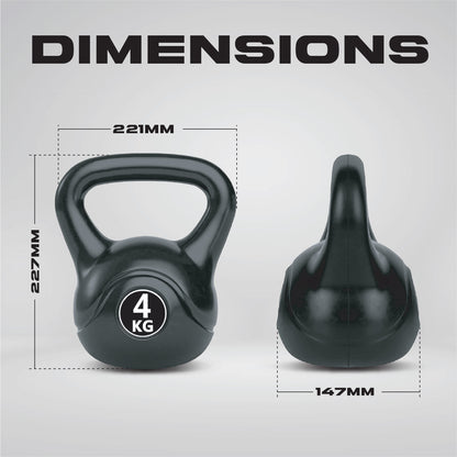 Bestfor Vinyl Coated Kettlebell (4kg)