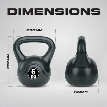 Bestfor Vinyl Coated Kettlebell (6kg)
