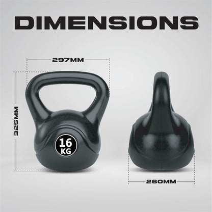 Bestfor Vinyl Coated Kettlebell (16kg)