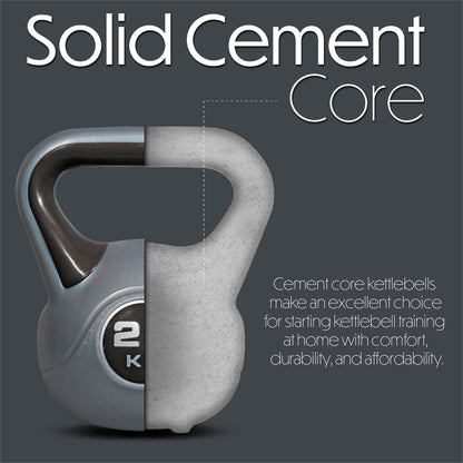 Bestfor Vinyl Coated Two Tone Kettlebell (20kg)