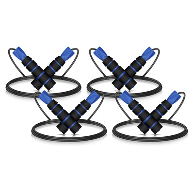 Fitness Handle Skipping Rope Set of 4