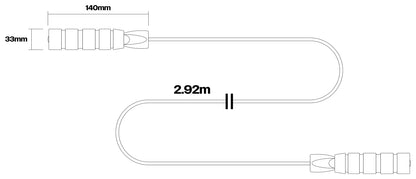 Fitness Handle Skipping Rope Set of 4