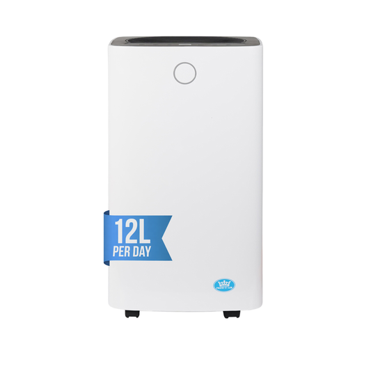 Prem-I-Air 12L/Day Dehumidifier – Removes Damp, Reduces Condensation & Dries Clothes Faster | Quiet & Energy Efficient