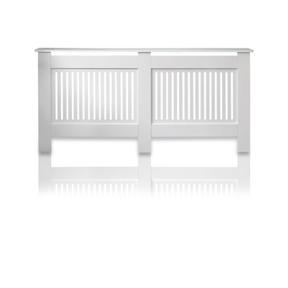 MDF Radiator Cover Vertical Vents, X.Large - White