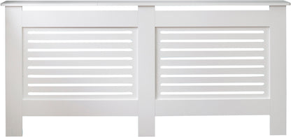 MDF Radiator Cover Horizontal Vents, X.Large - White
