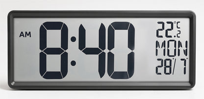 Large Digit Alarm Clock (Black)