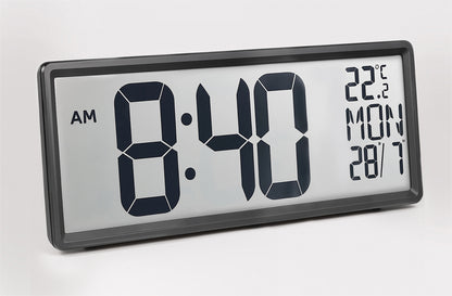 Large Digit Alarm Clock (Black)