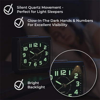 Bestfor Glow-in-the-Dark Alarm Clock