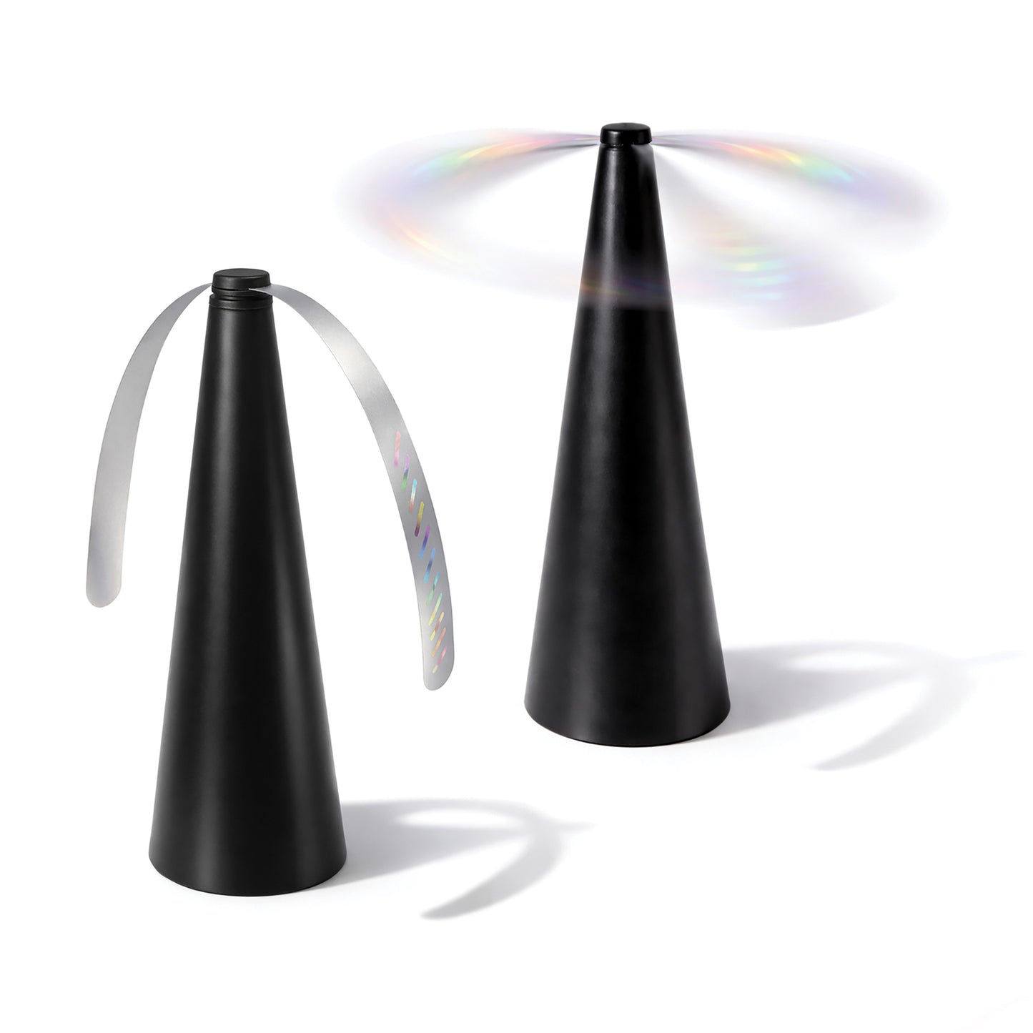 Fly Repellent Table Fans Set of 2 | Battery Powered Fly Deterrent for BBQs & Outdoor Dining