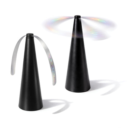 Fly Repellent Table Fans Set of 2 | Battery Powered Fly Deterrent for BBQs & Outdoor Dining