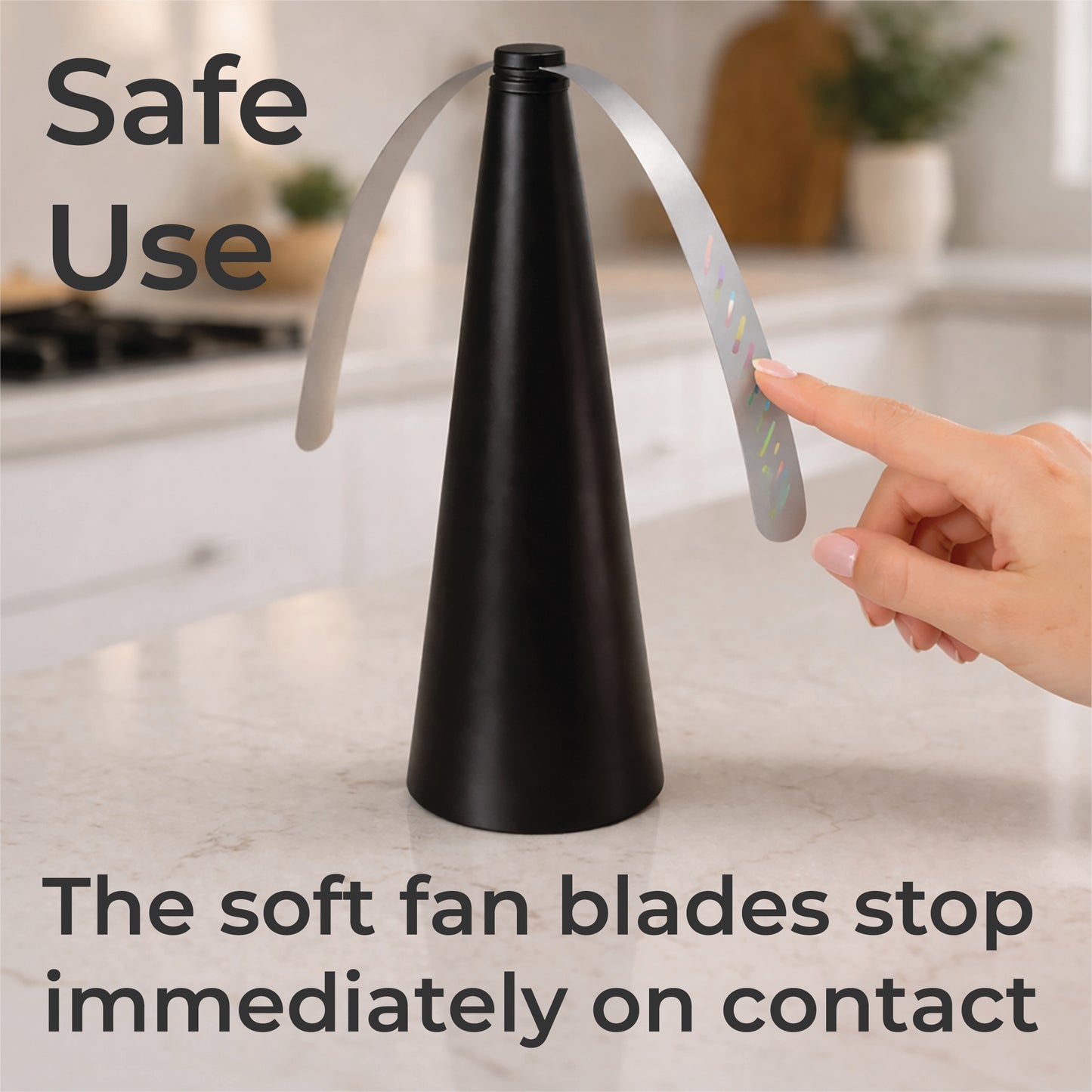 Fly Repellent Table Fans Set of 2 | Battery Powered Fly Deterrent for BBQs & Outdoor Dining