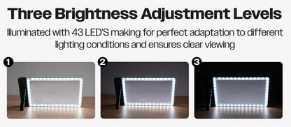 Handheld and Stand Illuminated Sheet Magnifying Glass