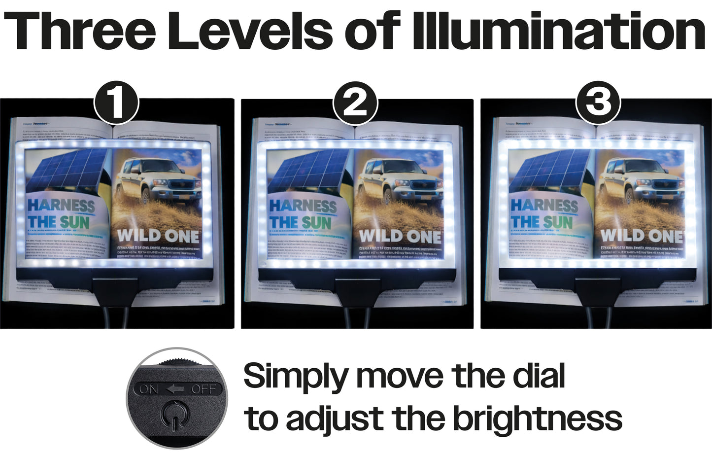 Bestfor LED Illuminated Hands‑Free Magnifier for Reading, Crafting & Hobbies – 5x Magnification