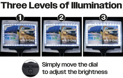 Bestfor LED Illuminated Hands‑Free Magnifier for Reading, Crafting & Hobbies – 5x Magnification