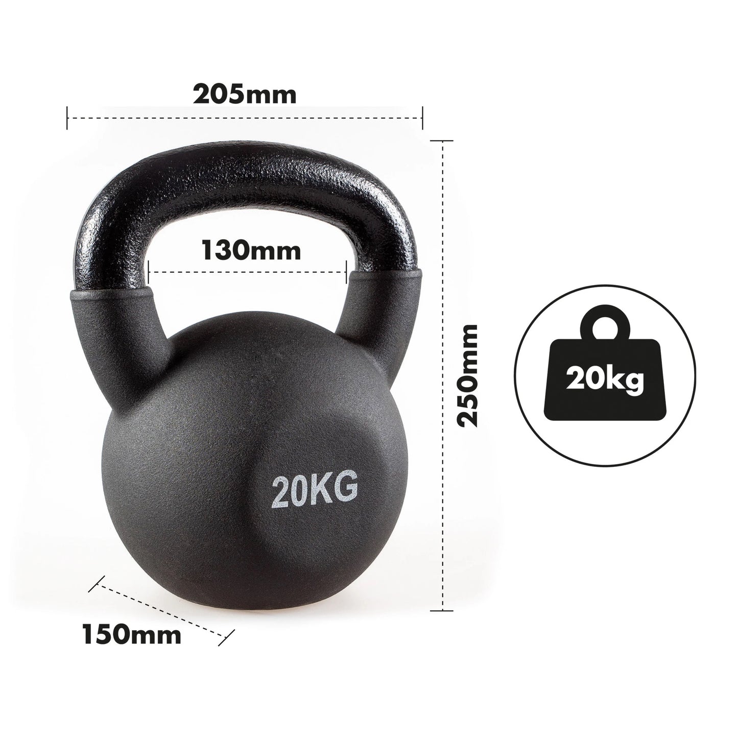 Neoprene Kettlebell - 20kgs