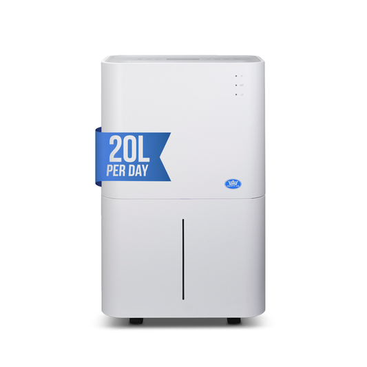 Prem-I-Air 20L/Day Dehumidifier – Remove Damp, Dry Clothes Faster & Prevent Mould (4L Tank)