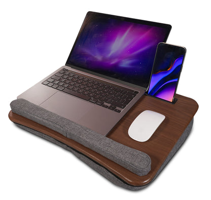 Wooden Laptop Tray with Cushion