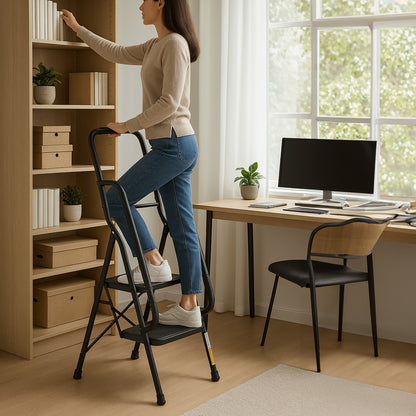 Bestfor 2 Step Ladder with Handrails