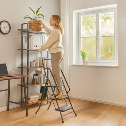 Bestfor 3 Step Ladder with Handrails