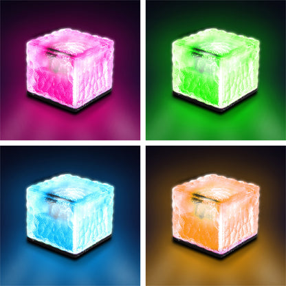 Solar Powered Glass Effect Brick Light - Pack of 4