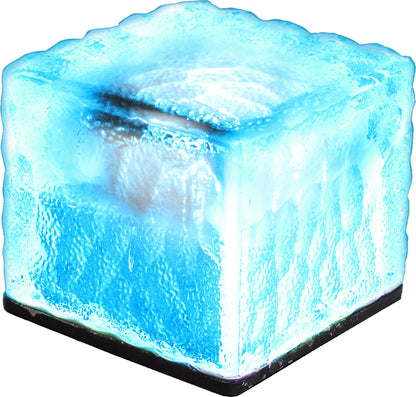 Solar Powered Glass Effect Brick Light