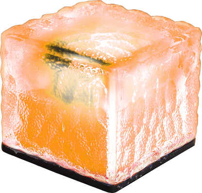 Solar Powered Glass Effect Brick Light