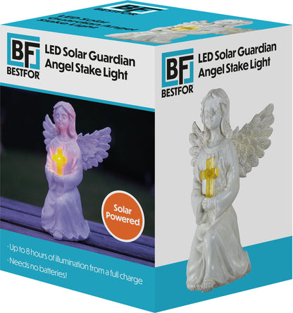 LED Solar Powered Guardian Angel Stake Light