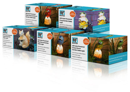 LED Solar Powered Animal Themed Garden Waterproof Lamp Lights (Set of 5)