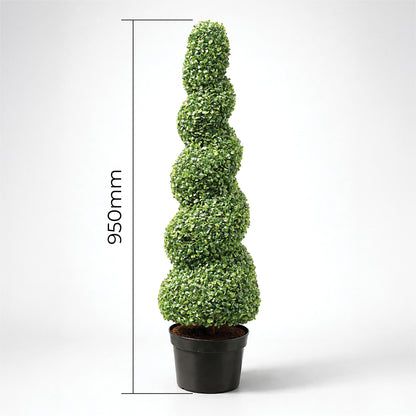 Artificial Topiary Spiral Tree 95cm