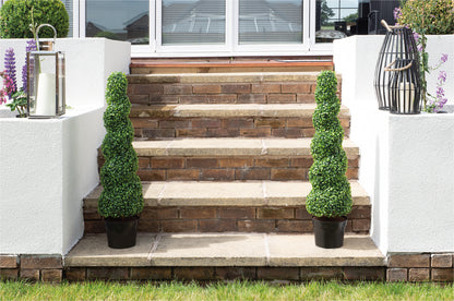 Artificial Topiary Spiral Tree 95cm