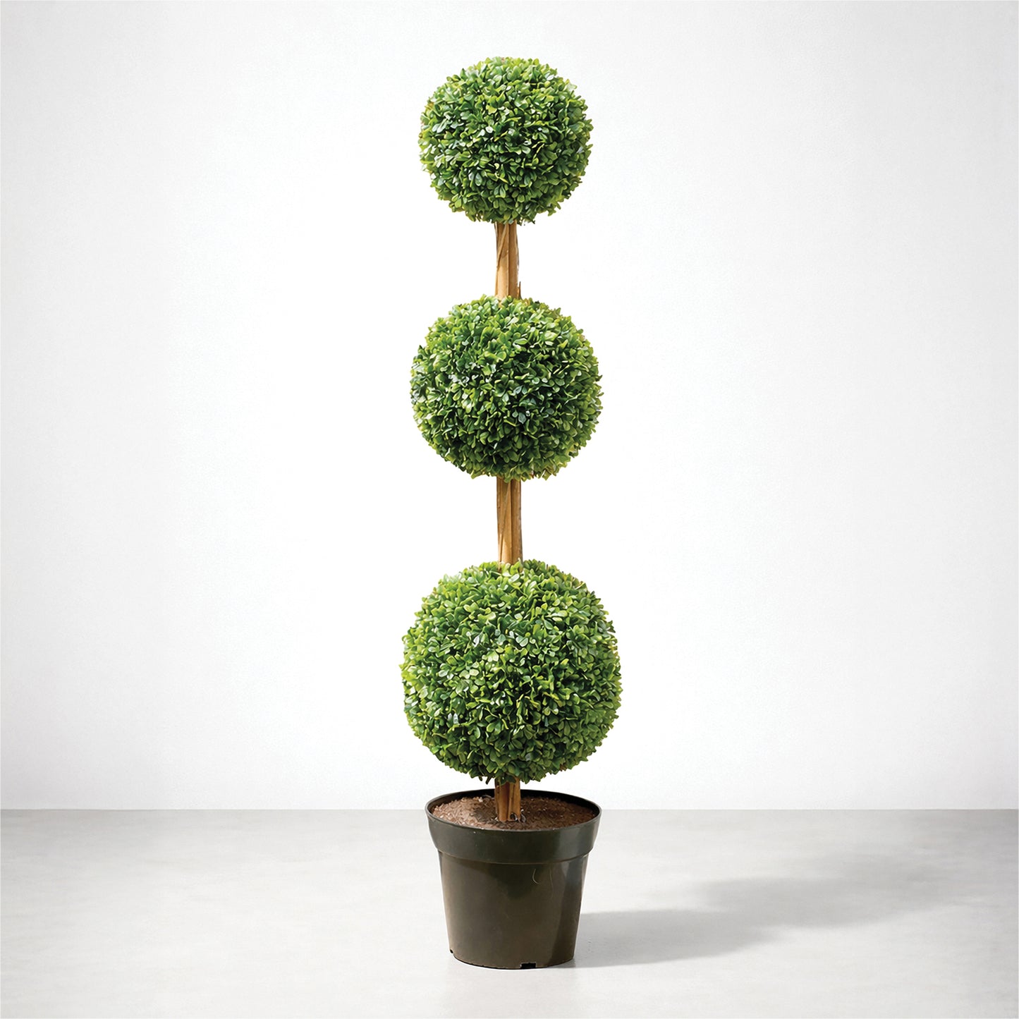 Artificial Topiary Triple Ball Tree 90cm