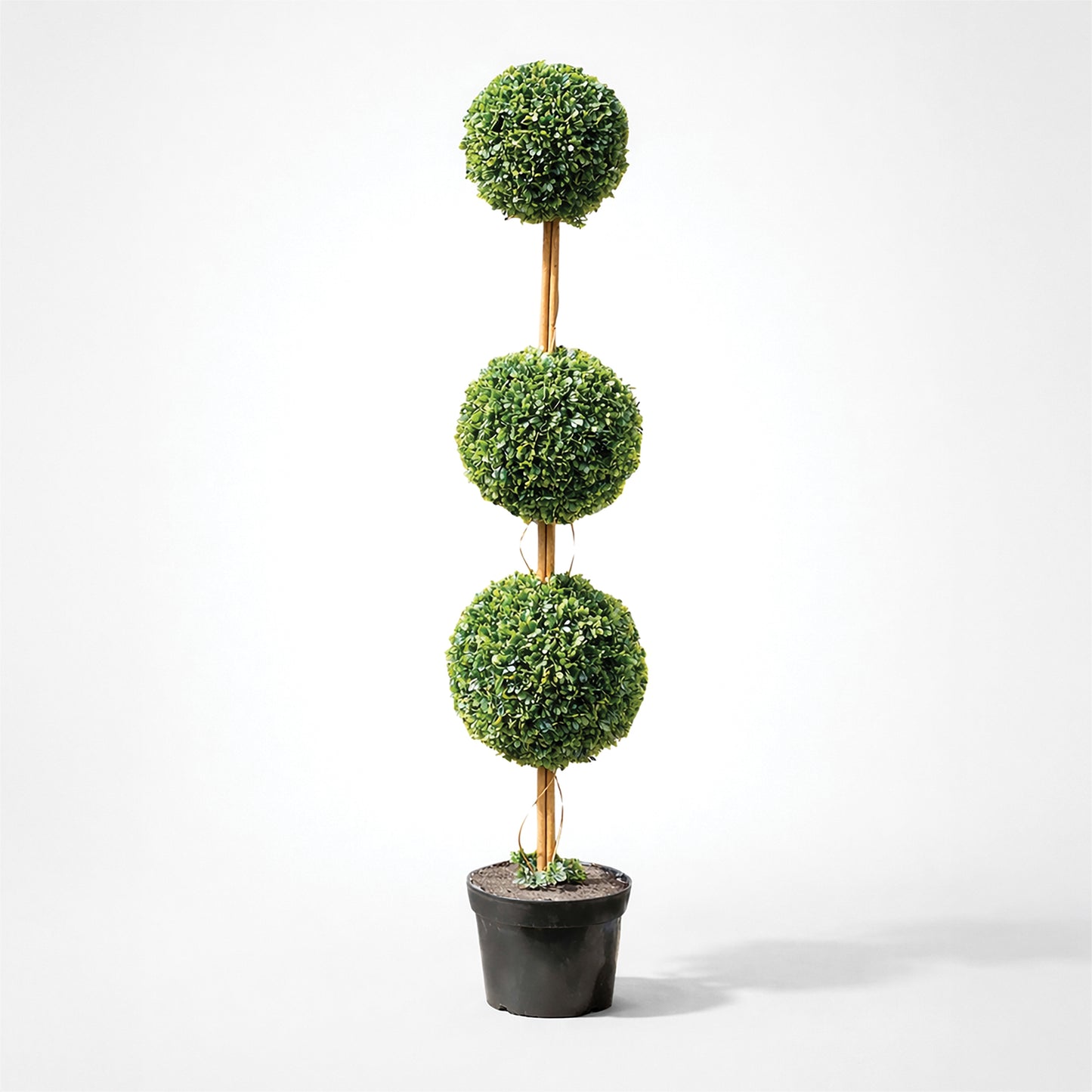 Artificial Topiary Triple Ball Tree 120cm