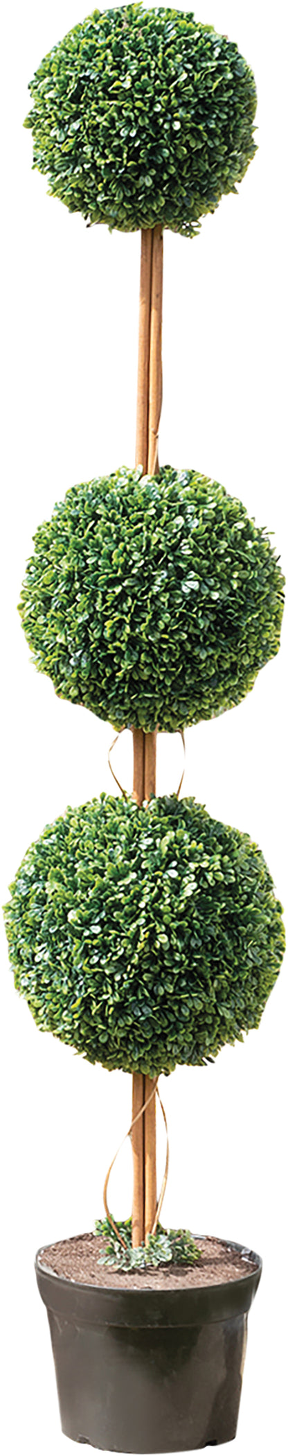 Artificial Topiary Triple Ball Tree 120cm