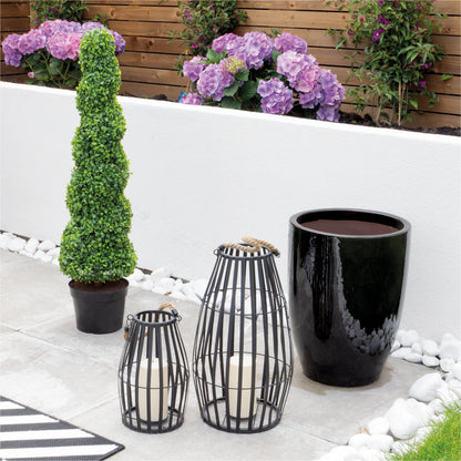 Artificial Topiary Spiral Tree 95cm - Pack of 2