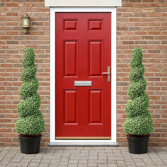 Artificial Topiary Spiral Tree 95cm - Pack of 2