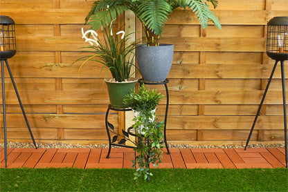 3 Tier Metal Plant Stand, Indoor/Outdoor