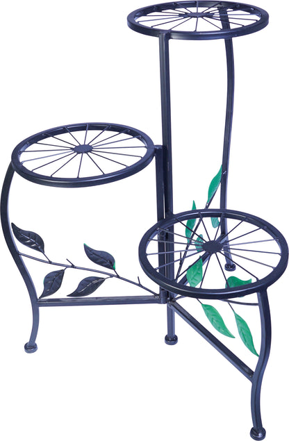3 Tier Metal Plant Stand, Indoor/Outdoor