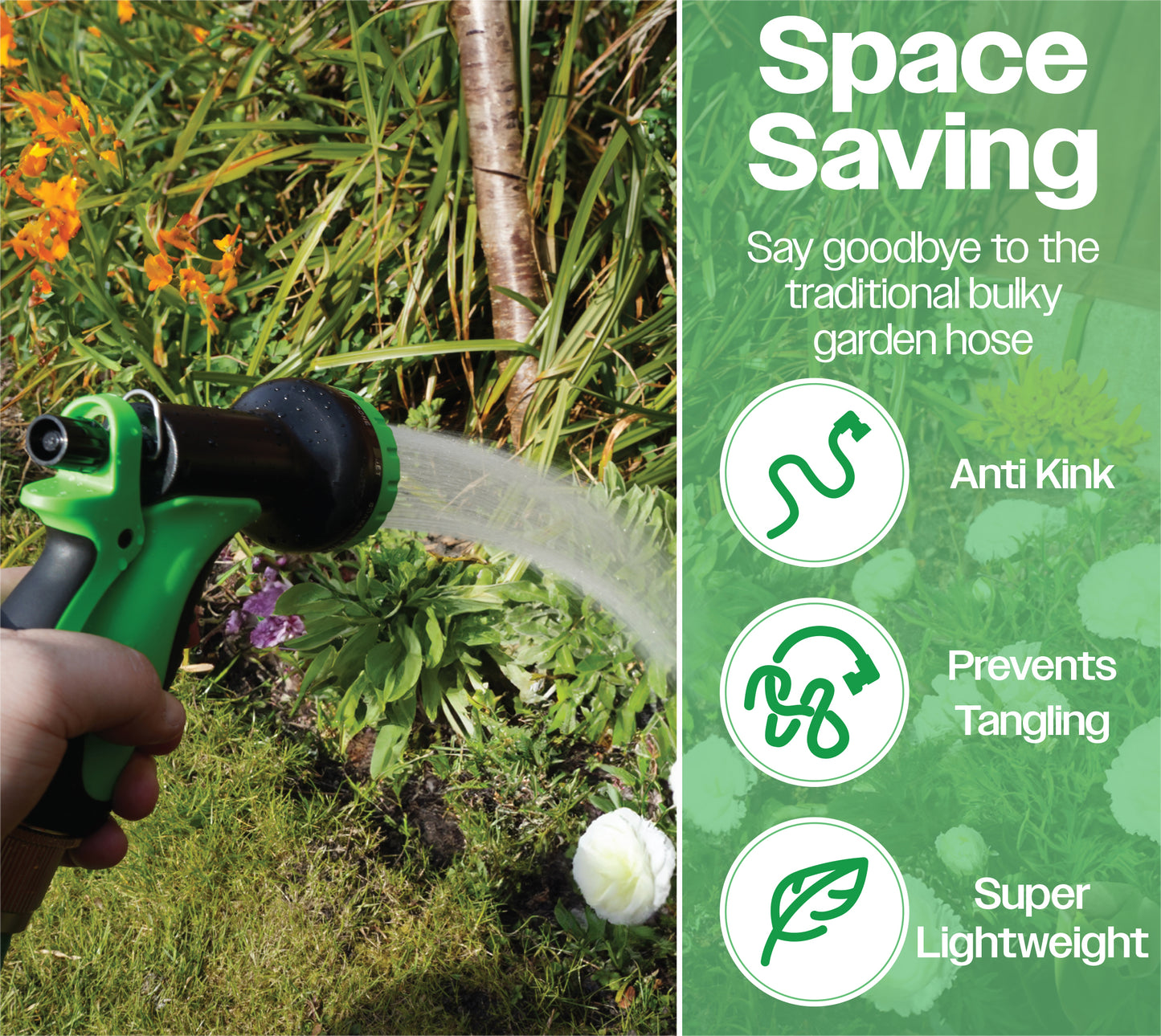 Bestfor Extra Flexible Expandable Garden Hose Pipe Kit – Heavy Duty Garden Hose with Spray Gun (15M / 30M)