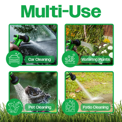 Bestfor Extra Flexible Expandable Garden Hose Pipe Kit – Heavy Duty Garden Hose with Spray Gun (15M / 30M)