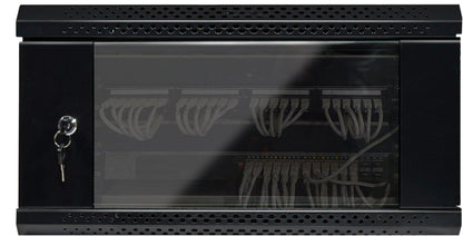 4U 19" Wall Mountable / Desktop 400mm Deep Flatpack Self Assembly Welded Steel Rack