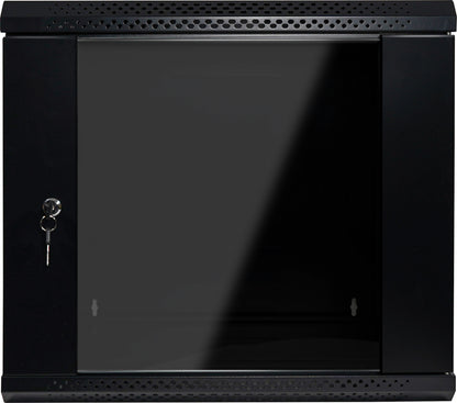 9U 19" Wall Mountable / Desktop 400mm Deep Flatpack Self Assembly Welded Steel Rack