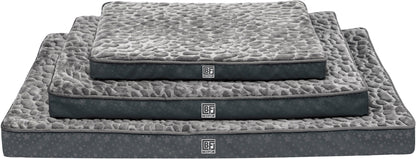 Pet Bed with Egg Crate Bamboo, Medium - Charcoal